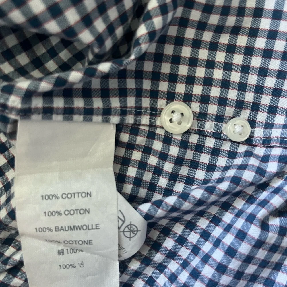 J. Crew Classic Fit Gingham Plaid Shirt
